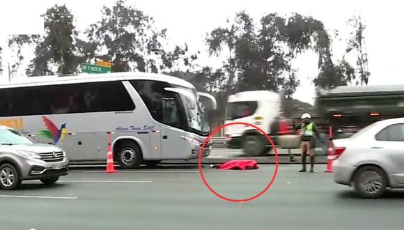 Un muerto tras accidente de tránsito en la Panamericana Sur