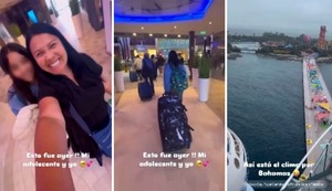 Tula Rodríguez adelantó el cumpleaños de su hija y la sorprendió con un viaje en crucero