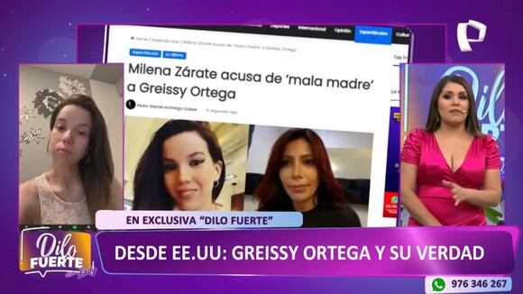 TROME - Greissy deja entrever que está embarazada: “Para toda mujer es algo bonito lo que tengo”