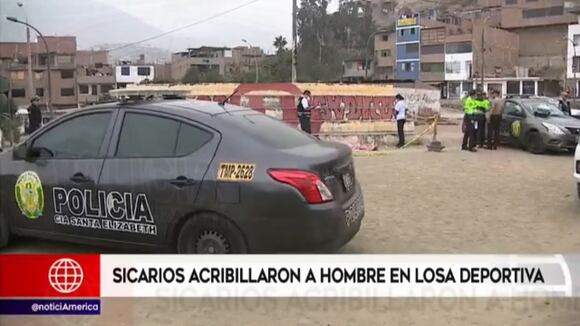 San Martín de Porres: Sicarios acribillaron a hombre en losa deportiva