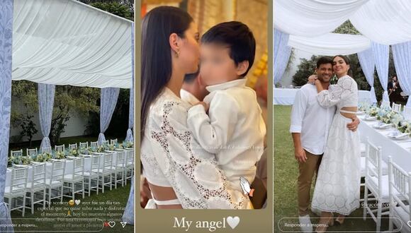 Natalie Vértiz y Yaco Eskenazi celebraron el bautizo de sus hijos: “Me llena el corazón de felicidad”