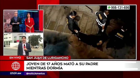 SJL: Joven asesinó a su padre mientras dormía