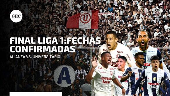 Alianza Lima vs. Universitario: fechas y horarios confirmados de las finales de la Liga 1
