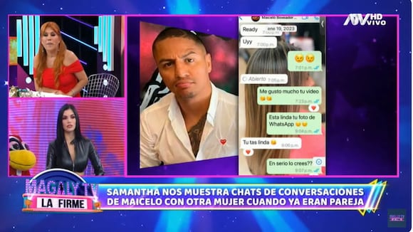 TROME |WhatsApps de Jonathan Maicelo coqueteando con otra mujer (Magaly Tv)