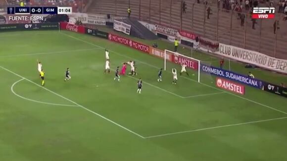 En 6 minutos Gimnasia le hizo dos goles a la ‘U’ pero los anularon: Primer gol