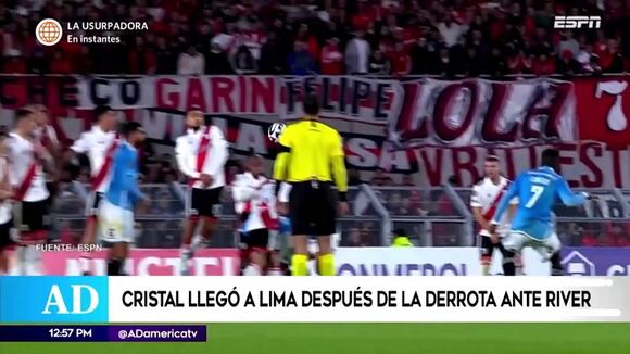 Sporting Cristal llega a Lima tras perder ante River