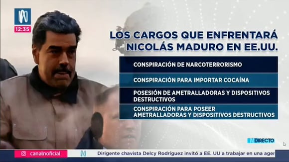 TROME - Nicolás Maduro: ¿cuáles son los cargos por los que el dictador es juzgado en Estados Unidos?