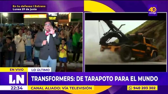 Tarapoto: Avant premier de Transformers