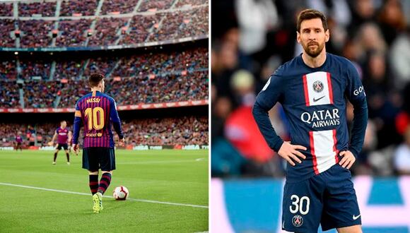 Pifian a Lionel Messi en París mientras que en Barcelona lo aclaman