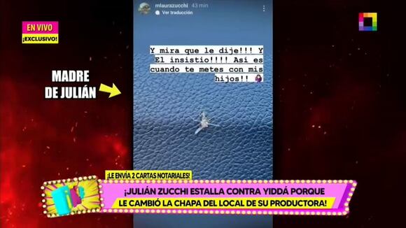 TROME - JULIÁN ZUCCHI QUEMA REGALO DE YIDDÁ ESLAVA