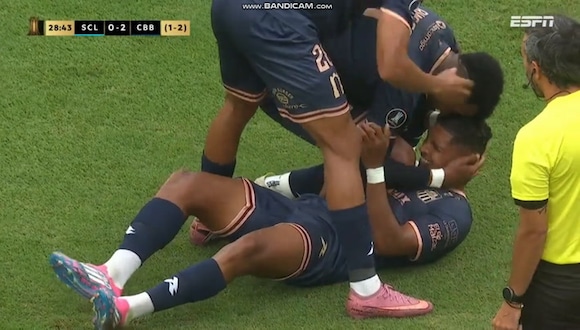 Gol de Edson Castillo para el 2-0 de Carabobo FC vs. Sporting Cristal. (Video;: ESPN)