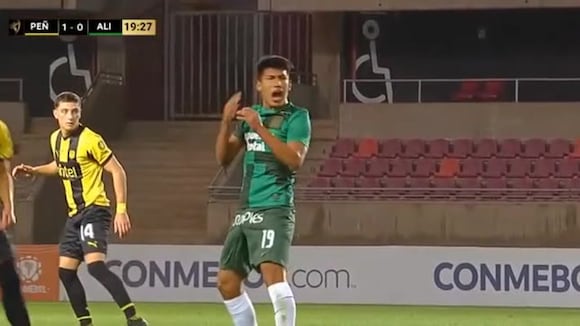 Delantero de Alianza Lima sufre agresión en Copa Libertadores Sub 20 (video: @Conmebol)