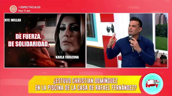 Christian Domínguez sobre declaraciones de Magaly Medina