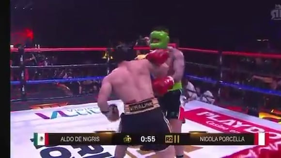 TROME | Noquearon a Nicola Porcella en México (Ring Royale YouTube)