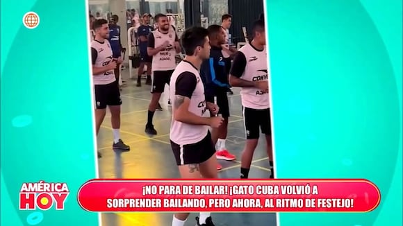 Gato Cuba es captado bailando festejo