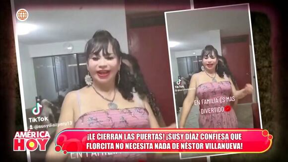 Susy Díaz se pronuncia sobre conflicto entre Flor y Néstor