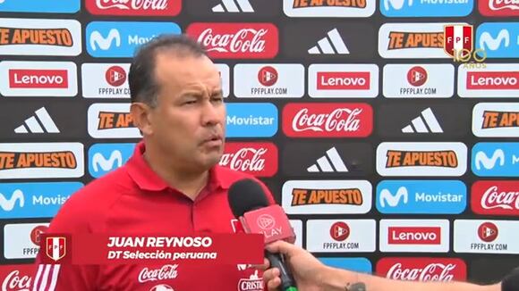 Juan Reynoso comentó sobre fixture de Eliminatorias 2026 (video: @fpfplay)