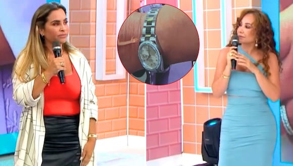 Janet Barboza lamenta robo de su reloj Rolex