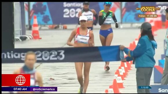Kimberly García gana medalla de oro en marcha atlética