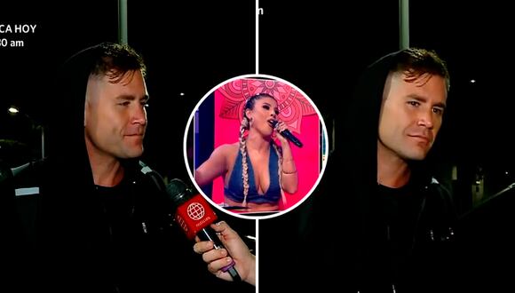 La cara de incomodidad de Pancho Rodríguez cuando le consultan por Yahaira Plasencia