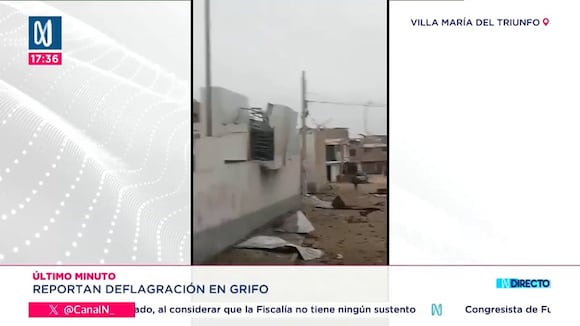 TROME | Explosión en grifo Villa María del Triunfo (Canal N)