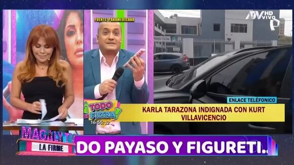 Magaly no suelta a Karla Tarazona por coqueteos con Christian Domínguez.