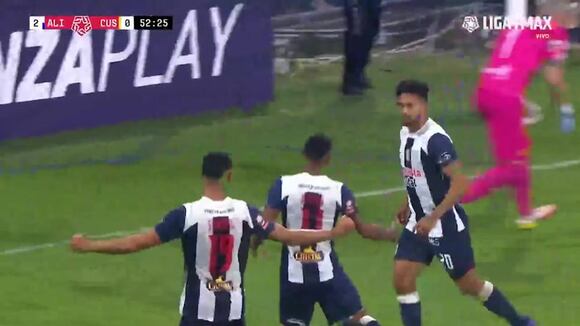 Andrés Andrade marcó el 2-0 de Alianza Lima sobre Cusco FC. (Video: Liga 1 MAX)