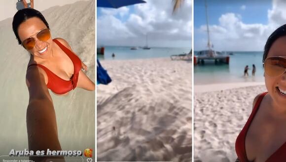 Tula Rodríguez recorre el Caribe a bordo de lujoso crucero