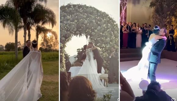 Así fue la romántica boda de George Forsyth y Sonia La Torre