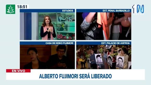 TROME | Protestan por liberación de Alberto Fujimori (Canal N)