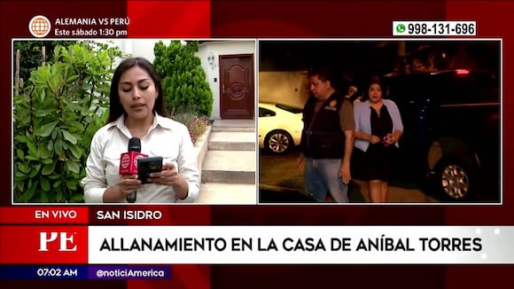 Aníbal Torres: Fiscalía allana domicilio de expremier