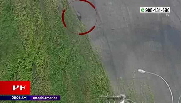 Barranco: Ladrón se deslizó por acantilado de la Costa Verde para escapar de autoridades