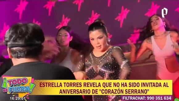 TROME | Estrella Torres no fue invitada al concierto de Corazón Serrano (Todo se filtra)
