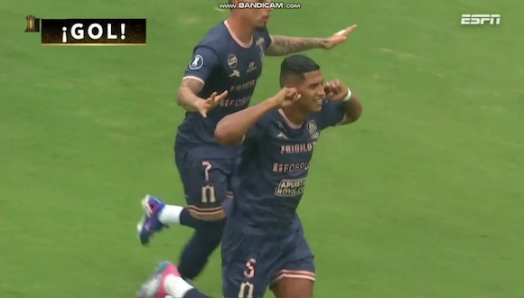 Gol de Edson Castillo para el 1-0 de Carabobo FC vs. Sporting Cristal. (Video: ESPN)