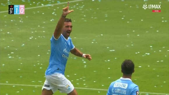 TROME - Martín Cauteruccio anotó el primer gol de los ‘celestes’ en contra de Sport Boys