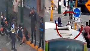 Chorrillos: Motocilista abandona a su pareja para no ser intervenido por las autoridades