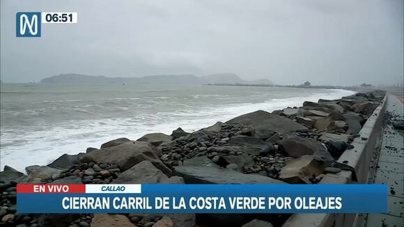 TROME | oleaje anómalo en Costa Verde