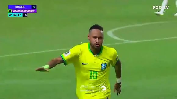 Neymar pone el 5-1 ante Bolivia (Video: TyC Sports)
