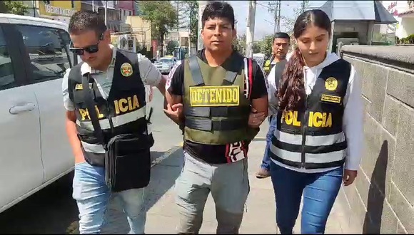 Arequipa: Detienen a Arturo Laura Quispe (34), cabecilla de la banda ‘Las Gárgolas de la Noche’. (Cortesía Enfoque Arequipa)