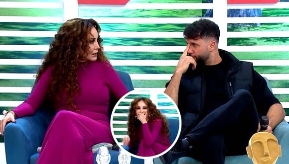 Janet Barboza coquetea en vivo con Fabio Agostini: "Me han dicho que tu eres calentador"