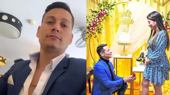 Luigui Carbajal entrega anillo de compromiso a su novia doctora