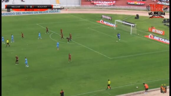 Goles Melgar vs Bolivar en Tarde Rojinegra