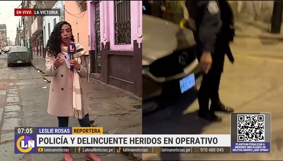 Balacera en La Victoria: La 'Negra Petróleo' es afectada por enfrentamiento entre PNP y sicarios. Video: Latina