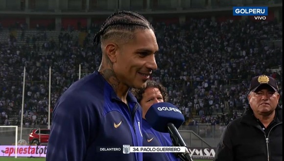 TROME | Declaraciones de Paolo Guerrero tras marcar con Alianza (GOL Perú)