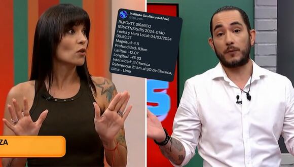 TV Perú informa sobre temblor en Lima