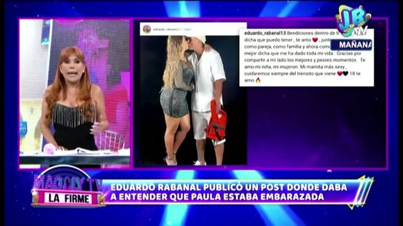Trome |¿Paula Ariasembarazada? (Magaly TV)