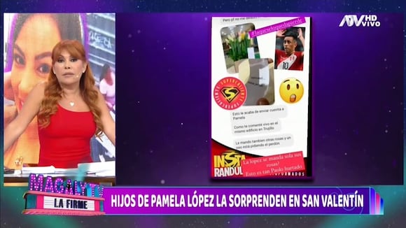 TROME - Pamela López nunca recibió el ramo de tulipanes que le mandó Cueva: Su familia no lo permitió, dice Magaly