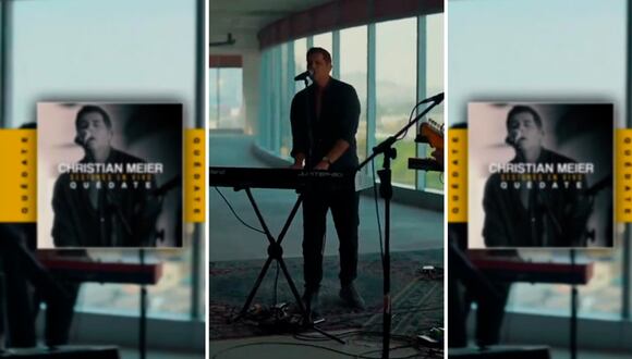 Christian Meier lanzó una nueva versión de su clásico tema 'Quédate'