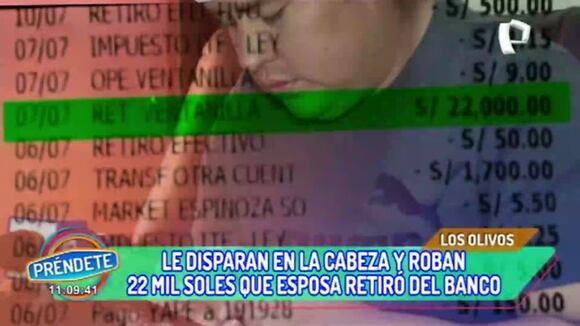 TROME: Hombre se salva de morir tras ser baleado en la cabeza por ‘marcas’ que le arrebataron 22 mil soles en Los Olivos. (Fuente: Panamericana TV)