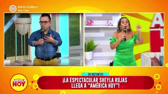 Shey Rojas aparece en América Hoy
